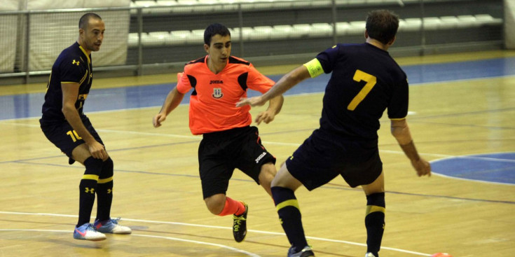 Marçal Raventós, en un enfrontament anterior de la UEFA Futsal Cup.