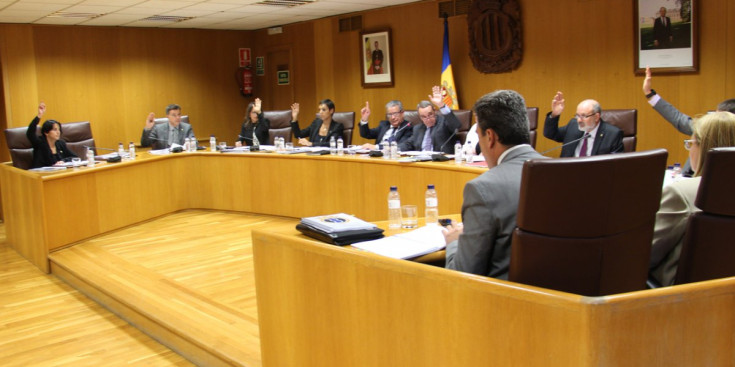 Consell de Comú d'Andorra la Vella, celebrat ahir.
