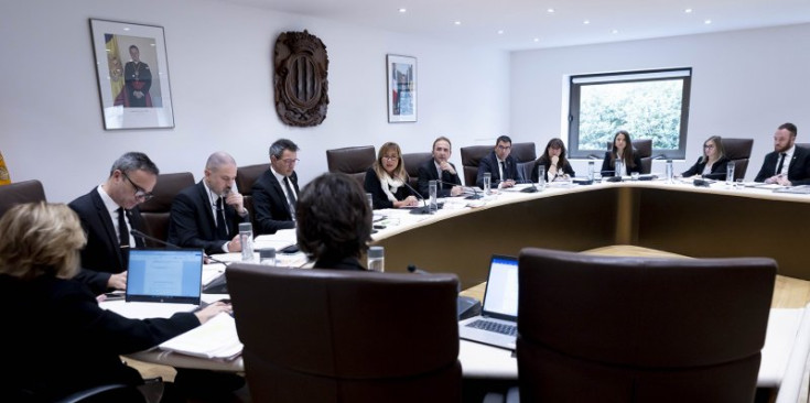 Un moment del Consell de Comú celebrat ahir a Andorra la Vella.