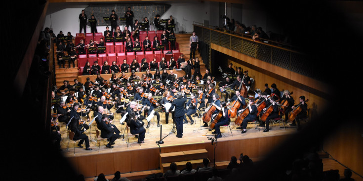 El tradicional concert de Santa Cecília a l'Auditori Nacional.