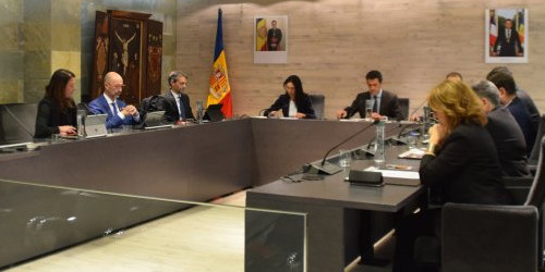 Sessió del Consell de Comú d’Ordino d’ahir.