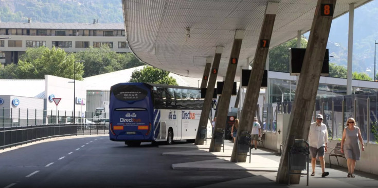 Una imatge de l'estació nacional d'autobusos.