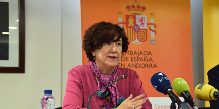 La consellera d'Educació de l'Ambaixada d'Espanya a Andorra, María Dolores López Sanz.