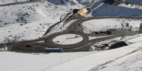 Rotonda d'accés al túnel d'Envalira