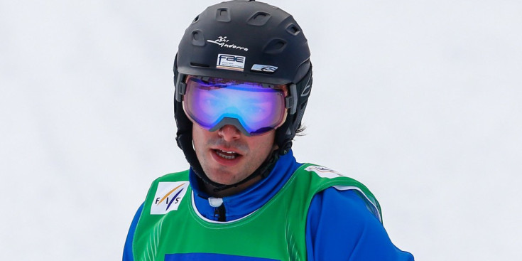 Lluís Marín, en el Mundial de Kreischberg, el gener passat.
