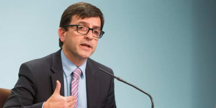 El ministre de Finances i portaveu del Govern, Jordi Cinca, durant la compareixença pública del dimecres.