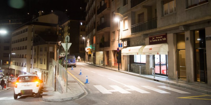 El carrer Mestre Xavier Plana d’Andorra la Vella.