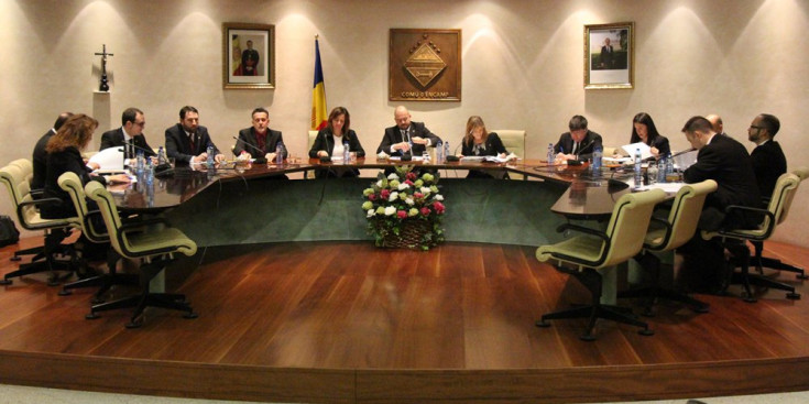 Una sessió del Consell de Comú de la parròquia d’Encamp