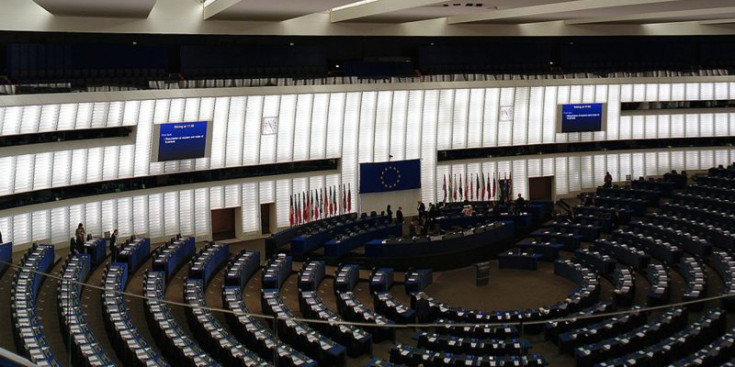 Sala de reunions del Parlament Europeu a Brussel·les.