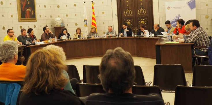 Ple de l'Ajuntament de la Seu d'Urgell.
