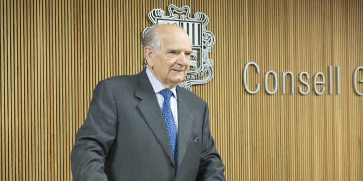 El Raonador del Ciutadà, Josep Rodríguez, ahir al Consell General.