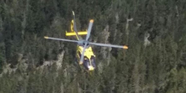 Un helicòpter dels bombers en una intervenció anterior.