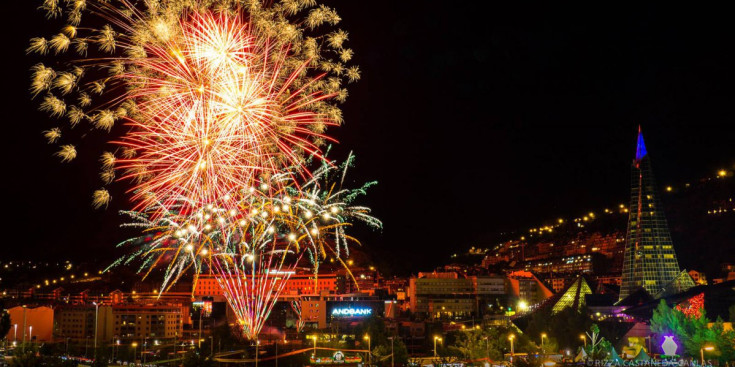 Els focs de la Festa Major d'Escaldes-Engordany del passat any.