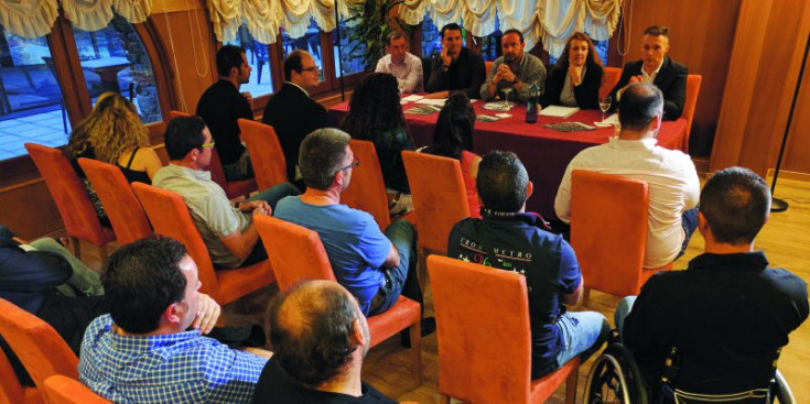 L’última reunió de poble de Liberals d’Andorra, celebrada a Encamp.