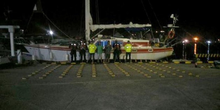 Els quatre tripulants que viatjaven a bord del ‘Sabir’, veler abanderat al Principat on els guardacostes colombians trobaven 103 quilos de cocaïna.