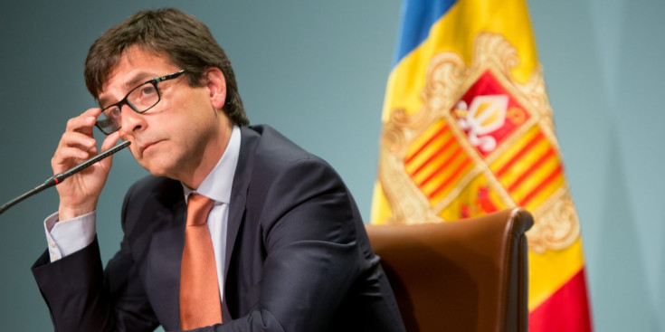 El ministre portaveu, Jordi Cinca, en una compareixença anterior.